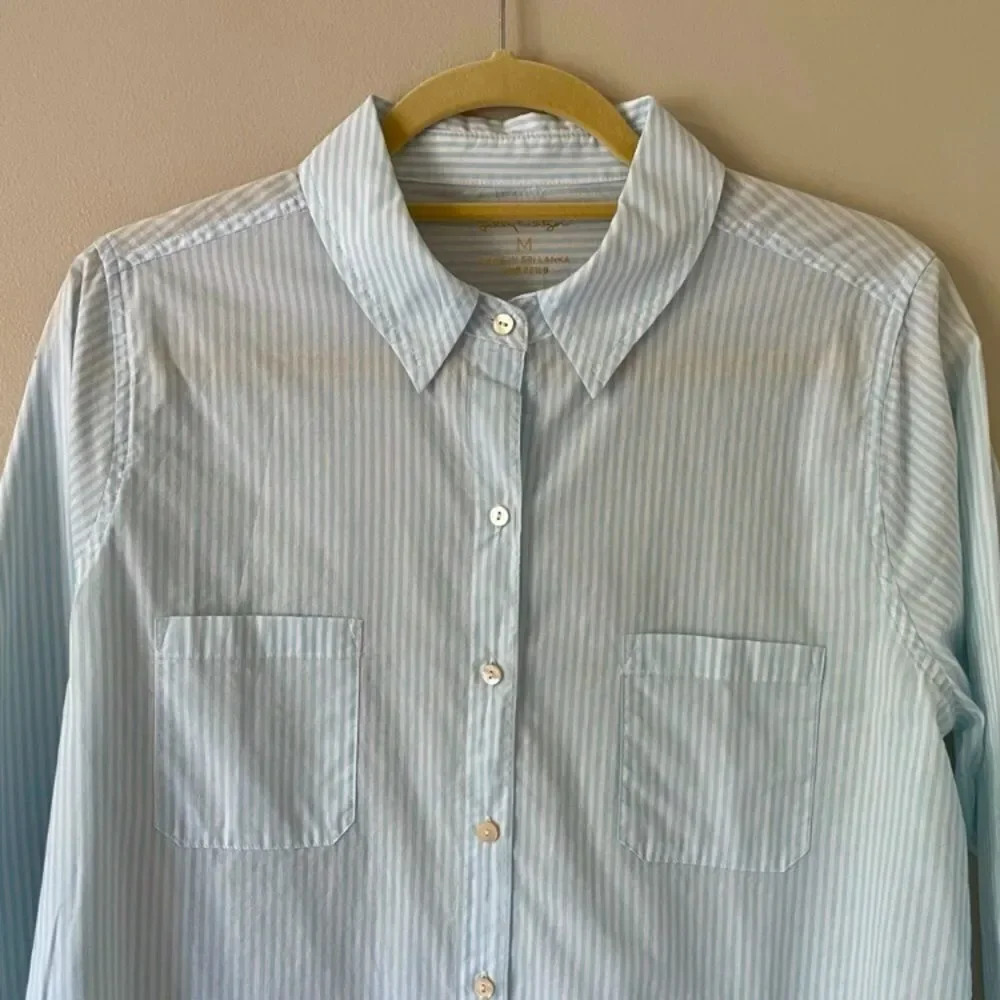Lilly Pulitzer Sea View Button Down Top